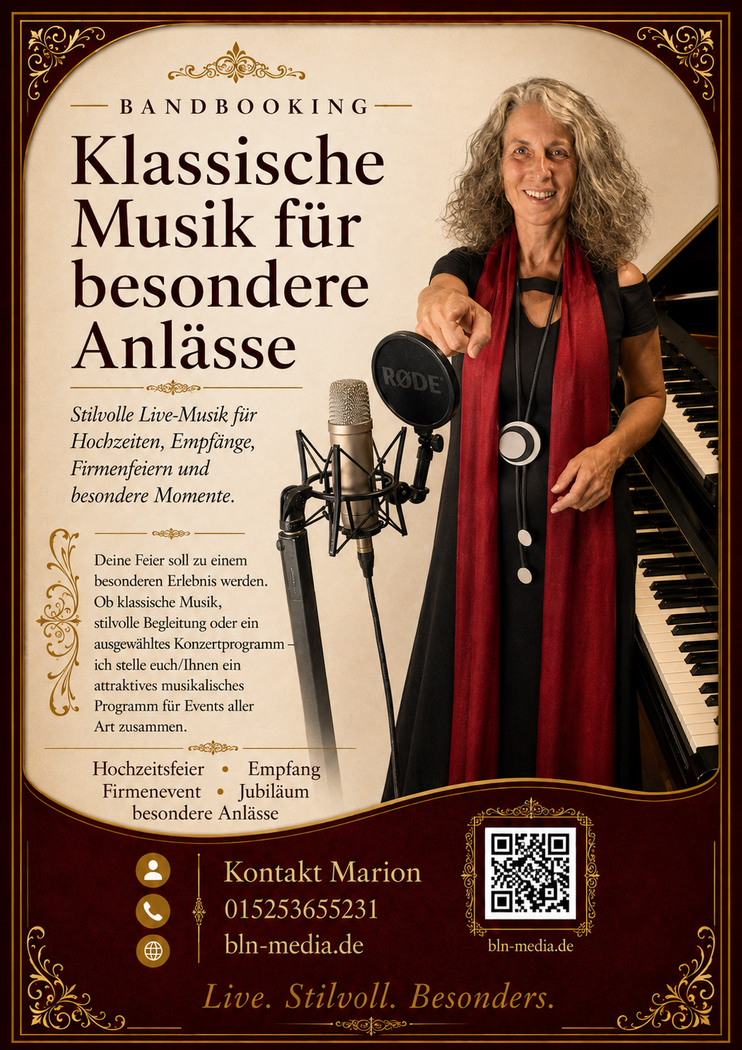 Klassische Konzerte – Originalflyer